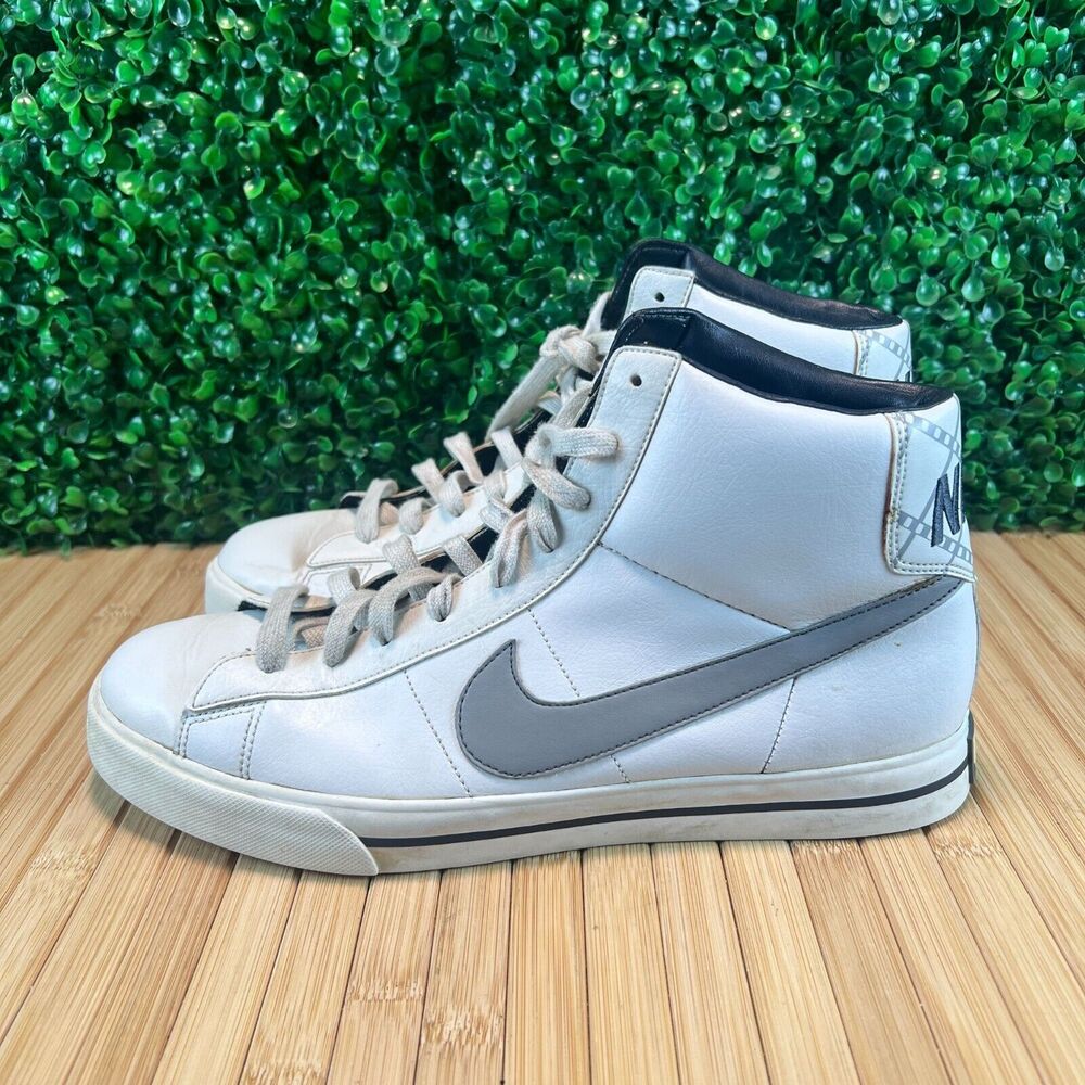 Nike Men's Sweet Classic Shoes 2009 Production White Gray Black Sz 10.5 Blazer